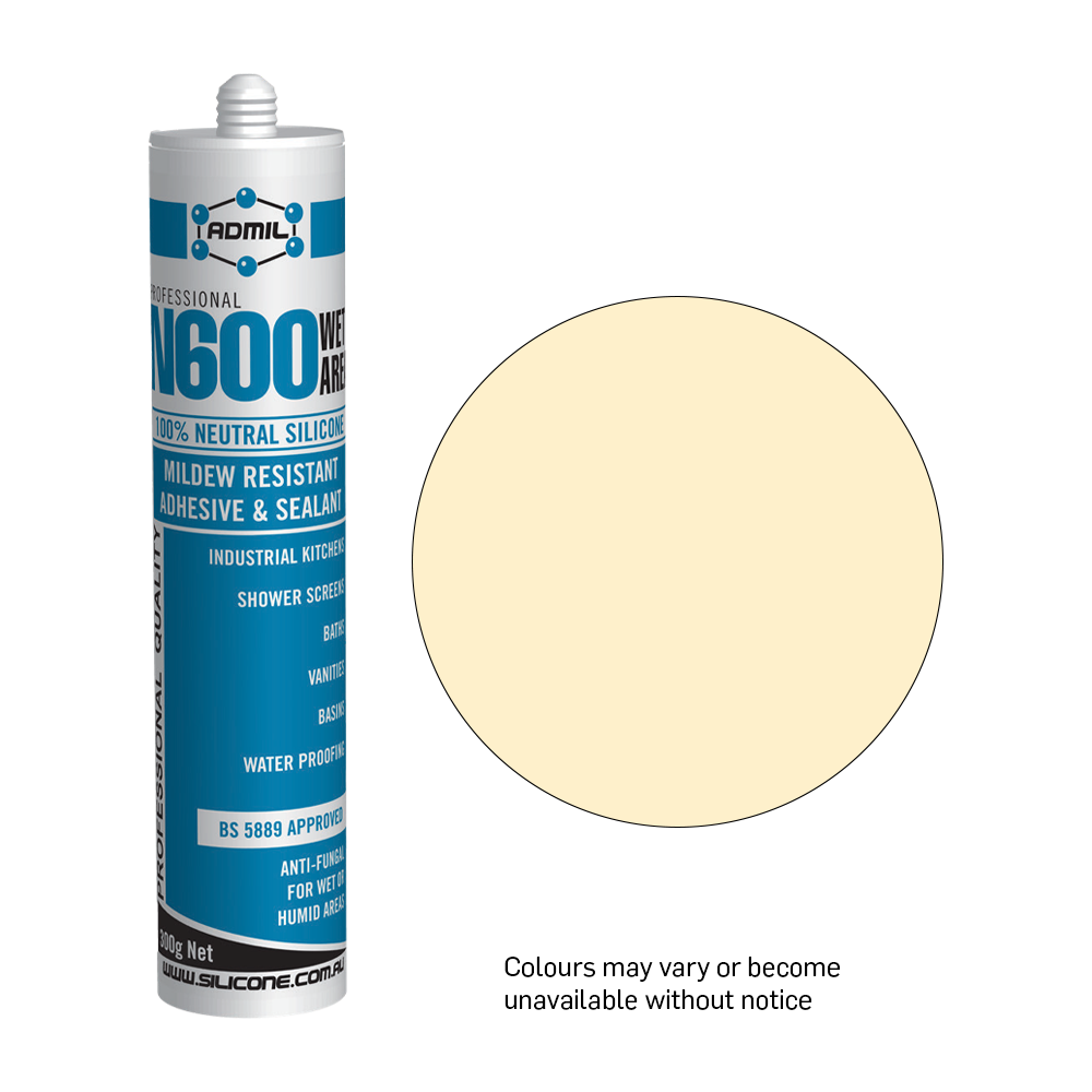 Admil Sanitary Silicone - Almond Ivory