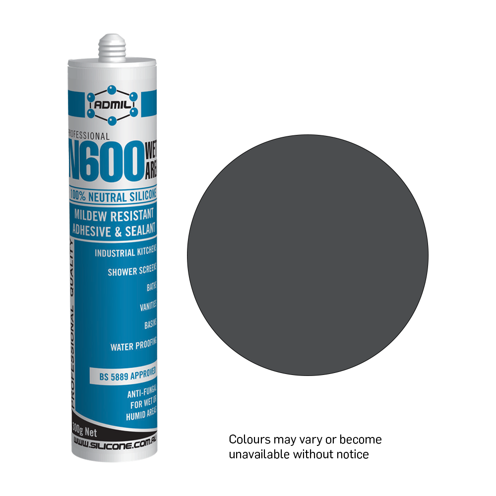 Admil Sanitary Silicone - Pewter