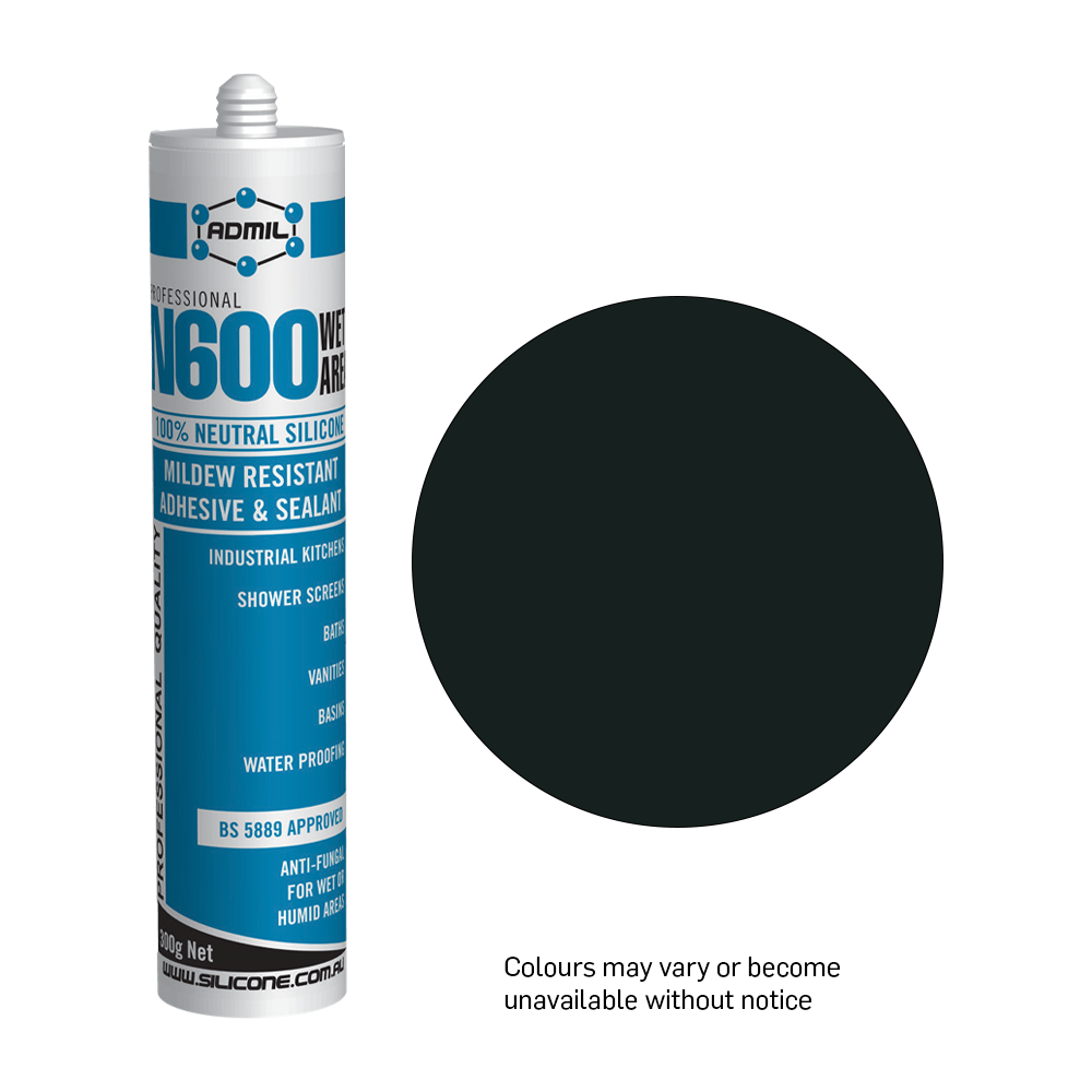 Admil Sanitary Silicone - Charcoal