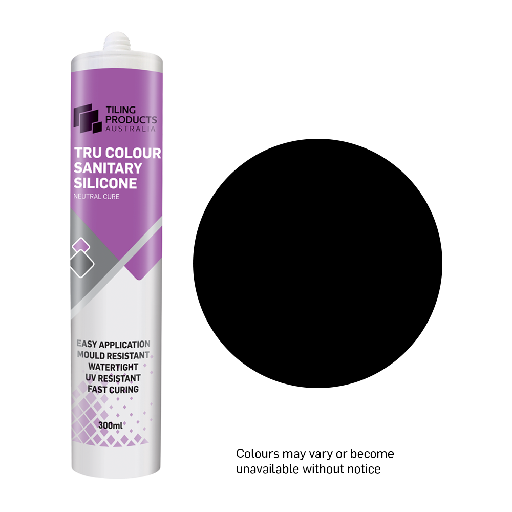 TPA TRU Colour Sanitary Silicone - Black