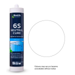 Bostik 6S Sanitary Silicone Neutral Cure - Gloss White Bostik 6S Sanitary Silicone Neutral Cure - Gloss White